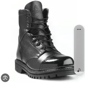 Rocky Black Men's paraboot oil resistant Leather Tactical Lace-Up Boot